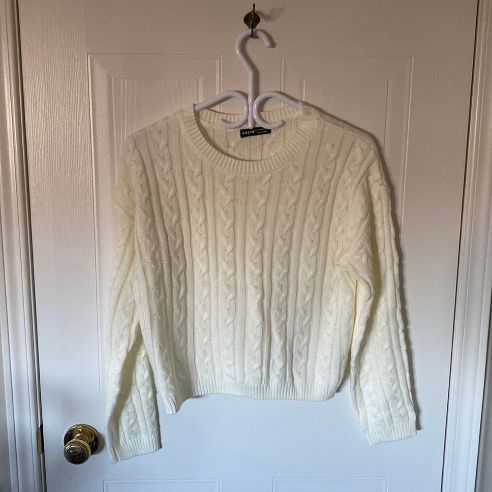 Cream Knitted Sweater